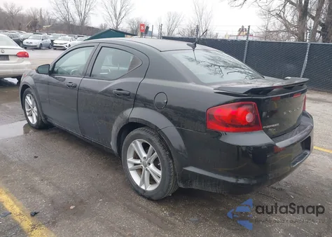2013 Dodge Avenger Se V6 из США, поврежденный, VIN 1C3CDZAG4DN717676